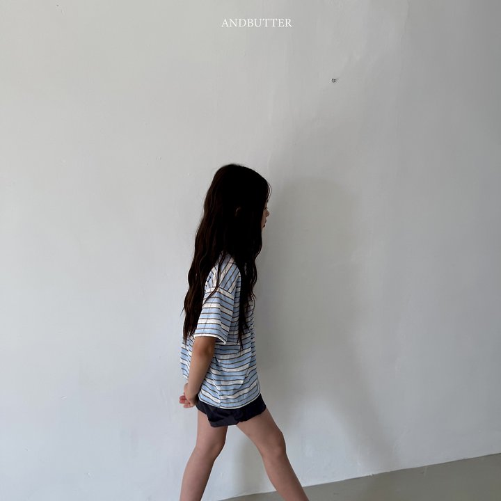Andbutter - Korean Children Fashion - #childofig - Summer V-Neck Tee - 3