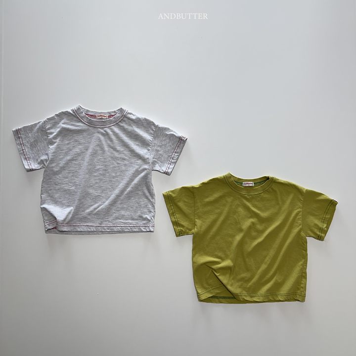 Andbutter - Korean Children Fashion - #childrensboutique - Stitch Point Tee