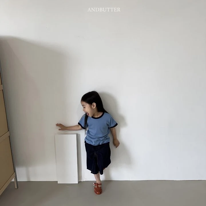 Andbutter - Korean Children Fashion - #designkidswear - Color Match Tee - 8