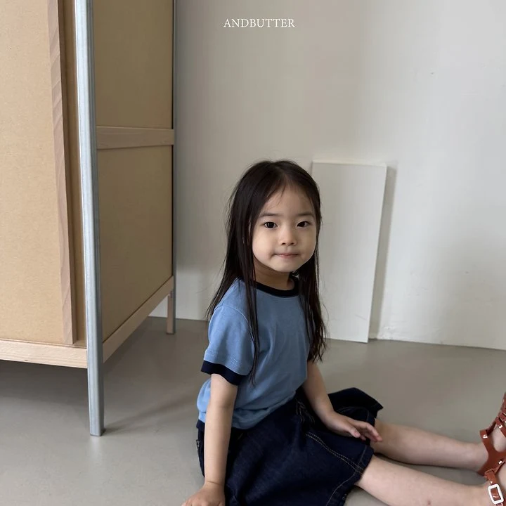 Andbutter - Korean Children Fashion - #discoveringself - Color Match Tee - 9