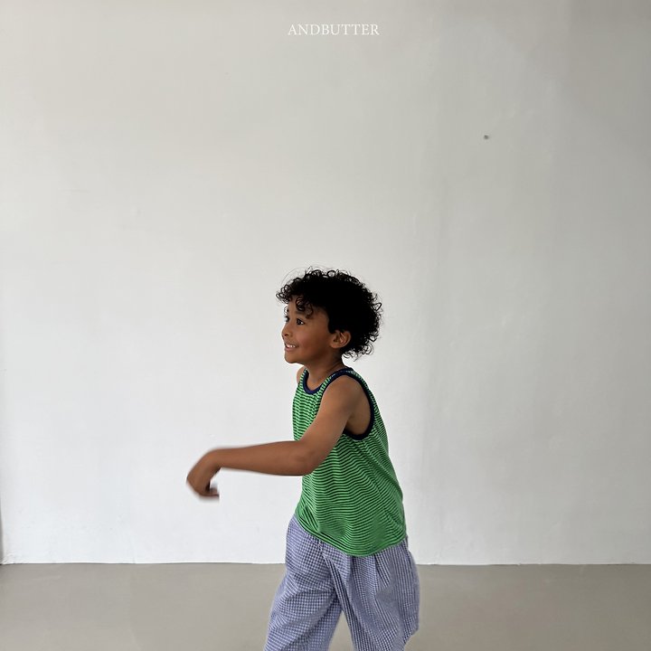 Andbutter - Korean Children Fashion - #discoveringself - Vivid Stripe Sleeveless - 7