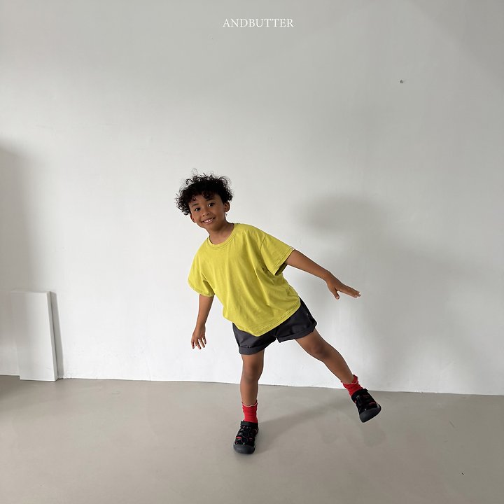 Andbutter - Korean Children Fashion - #discoveringself - Stitch Point Tee - 4