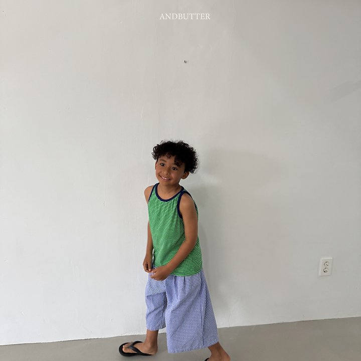 Andbutter - Korean Children Fashion - #fashionkids - Vivid Stripe Sleeveless - 8