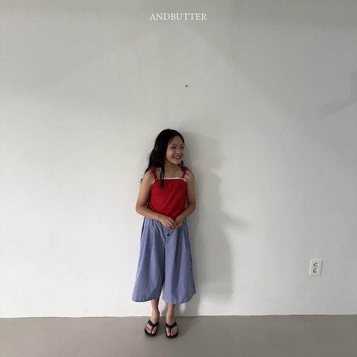 Andbutter - Korean Children Fashion - #fashionkids - Check Bermuda Pants - 4