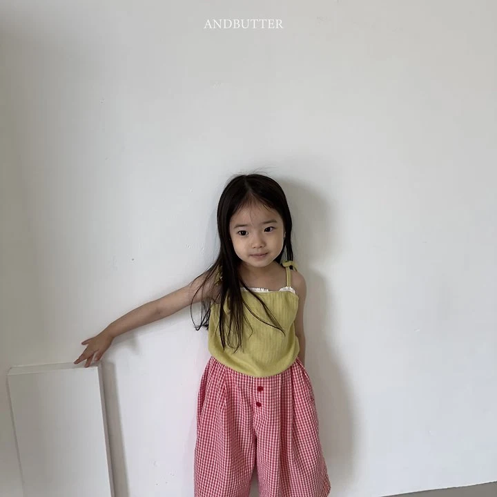 Andbutter - Korean Children Fashion - #kidsstore - Eyelet Bustier - 3