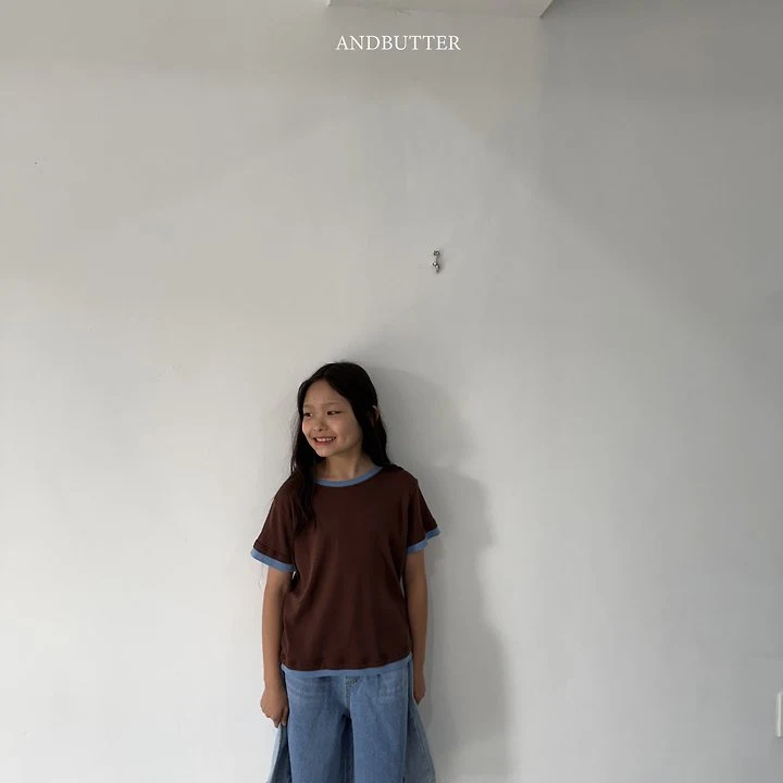 Andbutter - Korean Children Fashion - #kidsstore - Color Match Tee - 12