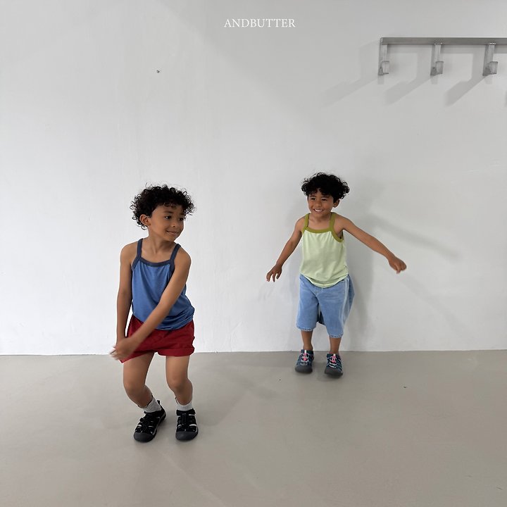 Andbutter - Korean Children Fashion - #kidzfashiontrend - Airy Stripe Sleeveless - 5