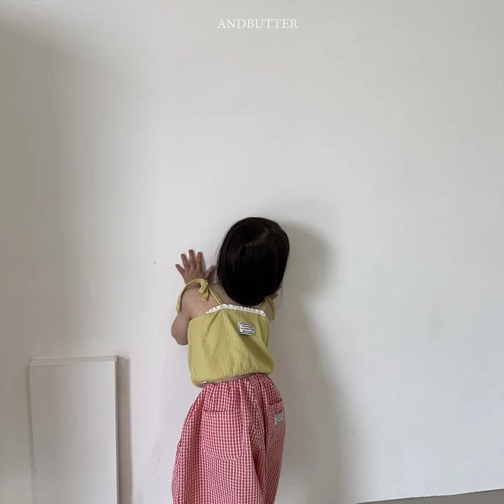 Andbutter - Korean Children Fashion - #kidsstore - Eyelet Bustier - 4