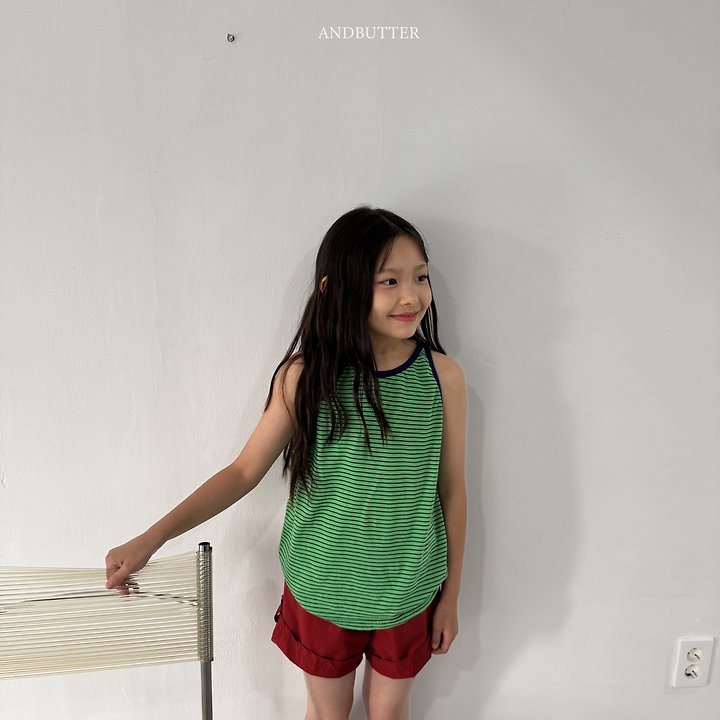 Andbutter - Korean Children Fashion - #kidzfashiontrend - Vivid Stripe Sleeveless - 11