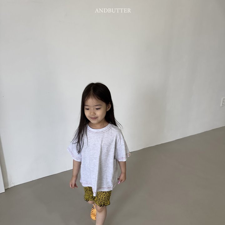 Andbutter - Korean Children Fashion - #littlefashionista - Stitch Point Tee - 9