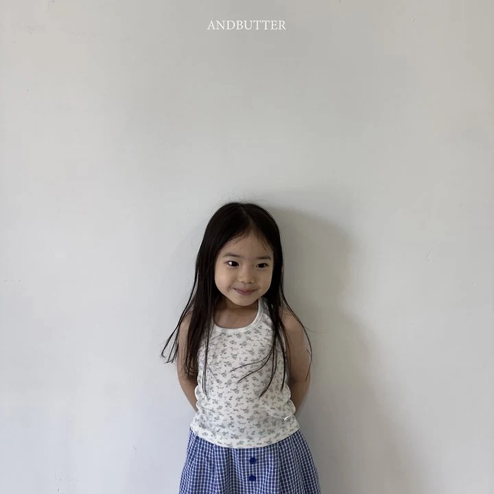 Andbutter - Korean Children Fashion - #Kfashion4kids - Tencel Flower Halter Neck - 4