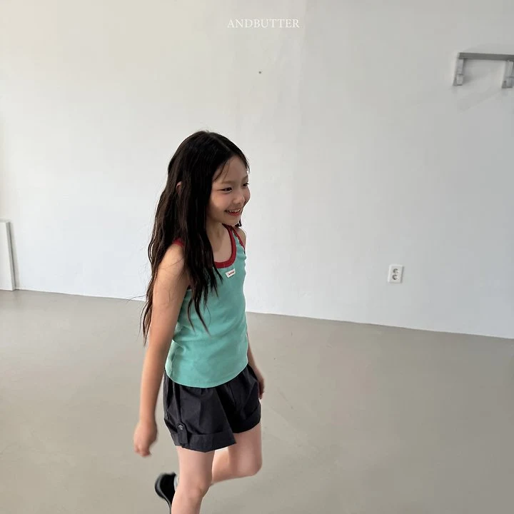 Andbutter - Korean Children Fashion - #littlefashionista - Roll-Up Pants - 4