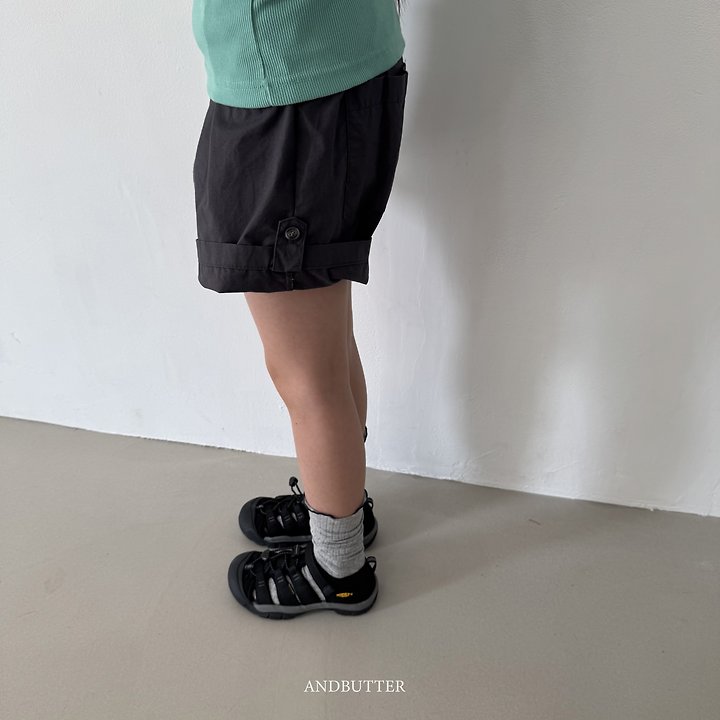 Andbutter - Korean Children Fashion - #minifashionista - Roll-Up Pants - 5