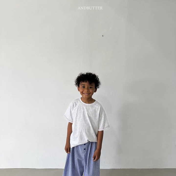 Andbutter - Korean Children Fashion - #prettylittlegirls - Stitch Point Tee - 12