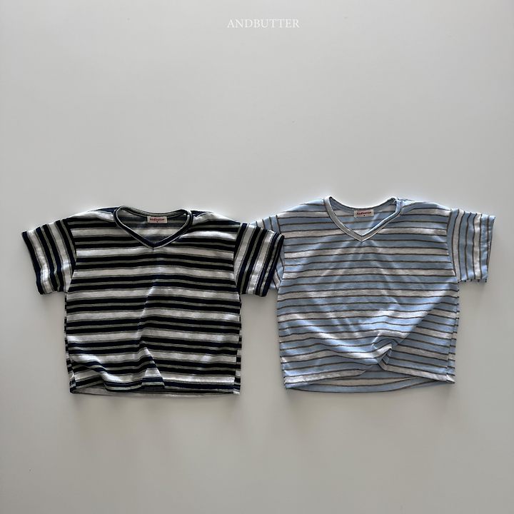 Andbutter - Korean Children Fashion - #prettylittlegirls - Summer V-Neck Tee