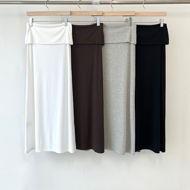 Another Avenue - Korean Women Fashion - #momslook - Moss Long Skirt