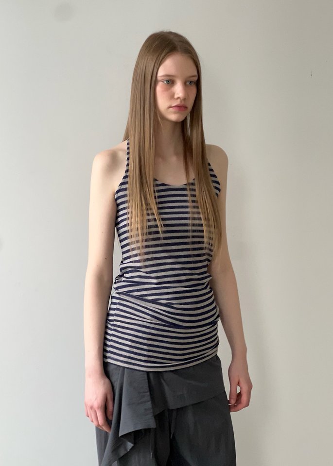 Another Avenue - Korean Women Fashion - #momslook - Halter Belt Knit Top - 11