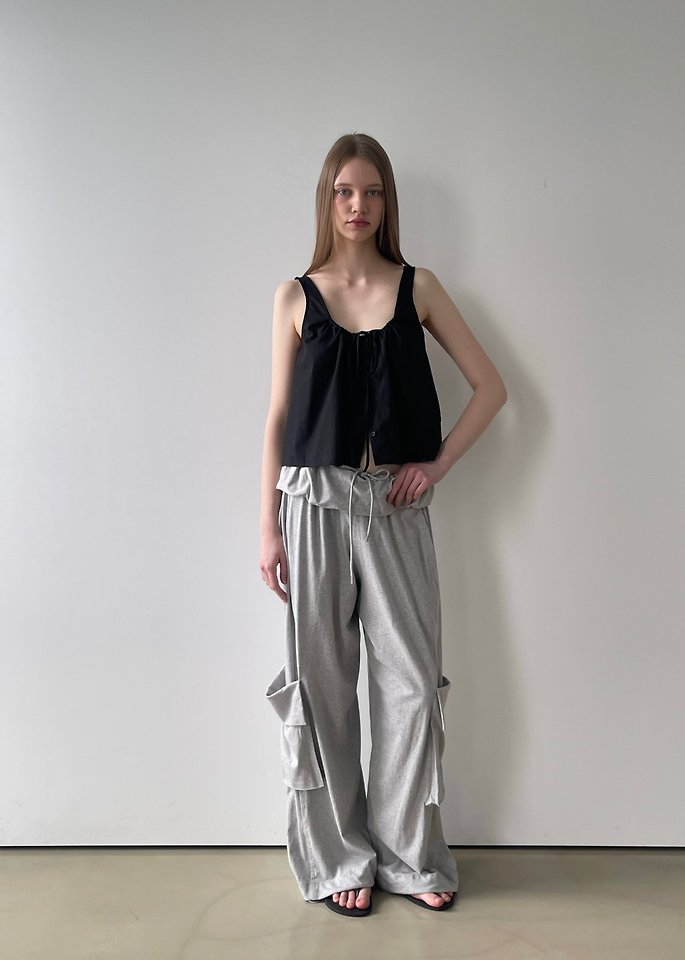 Another Avenue - Korean Women Fashion - #momslook - Roll-Up Pocket Pants - 11