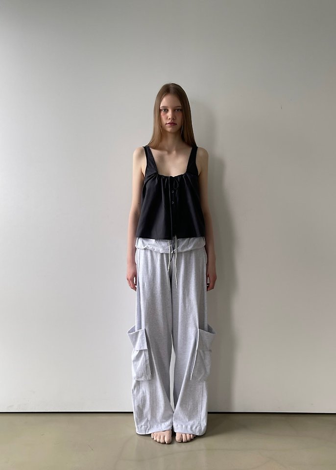 Another Avenue - Korean Women Fashion - #momslook - Roll-Up Pocket Pants - 9