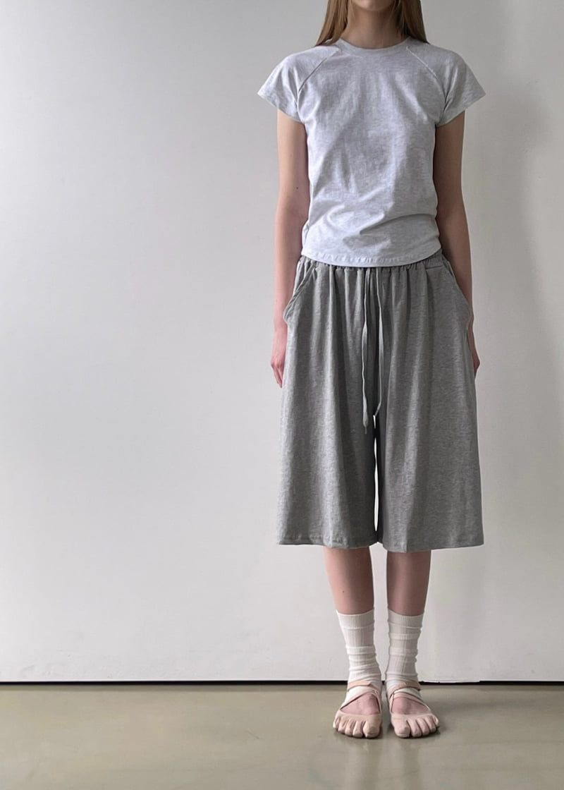 Another Avenue - Korean Women Fashion - #momslook - Three Tape Bermuda Pants - 3