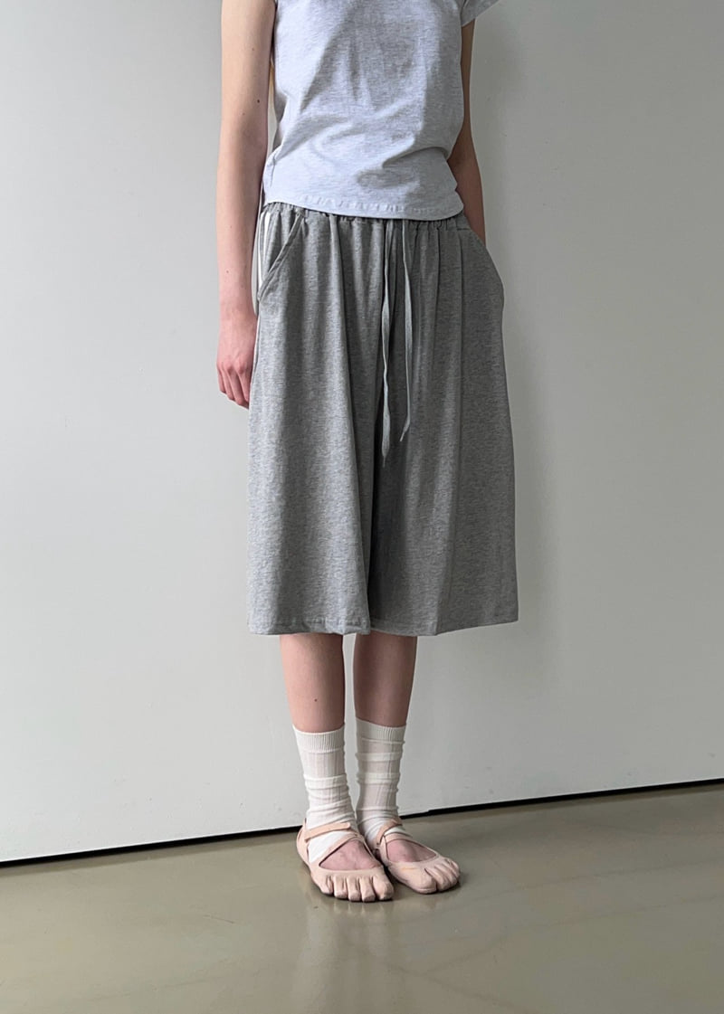 Another Avenue - Korean Women Fashion - #momslook - Three Tape Bermuda Pants - 5