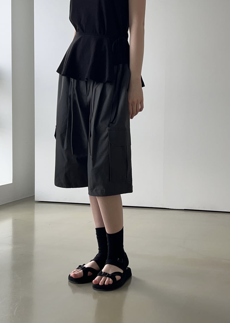 Another Avenue - Korean Women Fashion - #womensfashion - Half Cargo Pants - 4