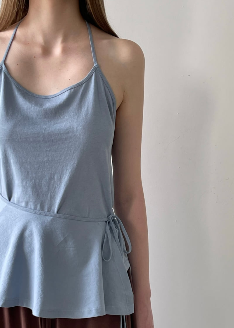 Another Avenue - Korean Women Fashion - #momslook - Halter Wrap Sleeveless Top - 9