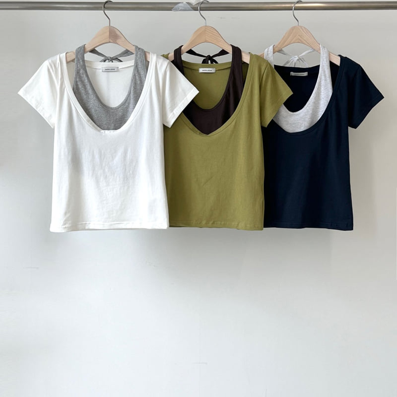 Another Avenue - Korean Women Fashion - #momslook - Rosy Layered Tee