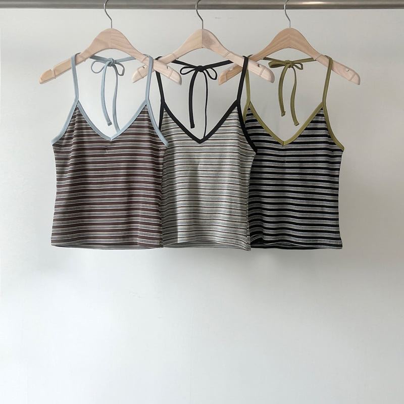 Another Avenue - Korean Women Fashion - #momslook - Sunset Line Halter Top