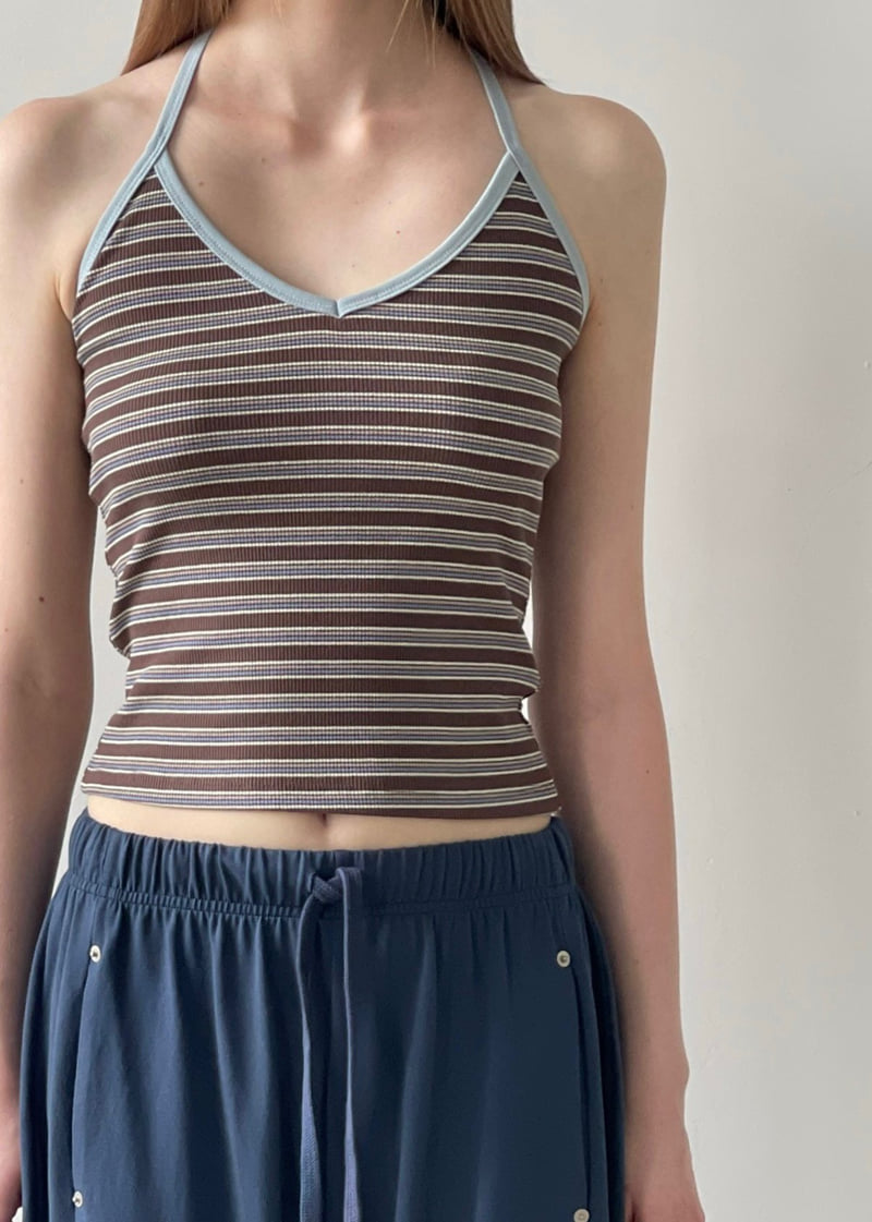 Another Avenue - Korean Women Fashion - #momslook - Sunset Line Halter Top - 3