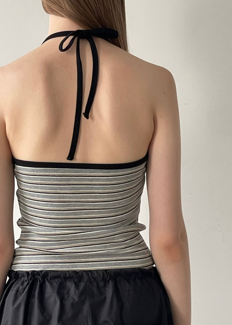 Another Avenue - Korean Women Fashion - #momslook - Sunset Line Halter Top - 9