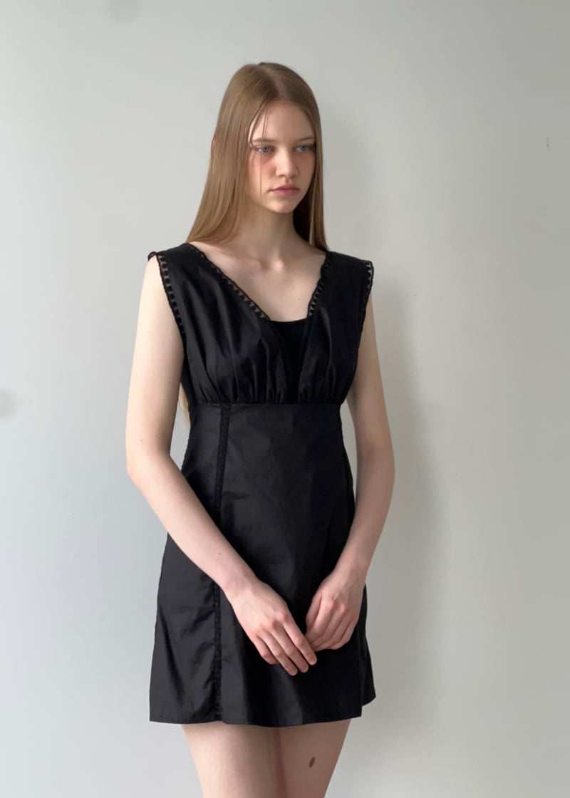 Another Avenue - Korean Women Fashion - #momslook - Deep V One-piece - 7