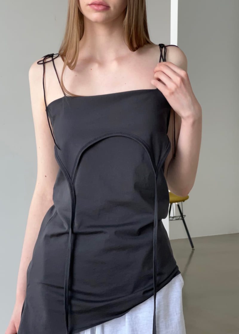 Another Avenue - Korean Women Fashion - #momslook - Sensual Tie Sleeveless Top - 12