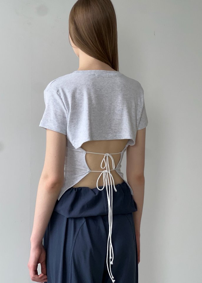 Another Avenue - Korean Women Fashion - #restrostyle - Back Cut-Out Tee - 6