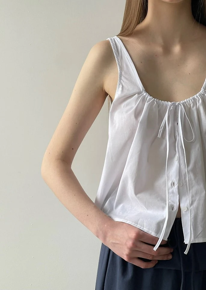Another Avenue - Korean Women Fashion - #restrostyle - Pure Sleeveless Top - 3