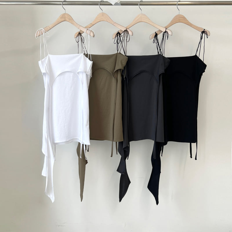 Another Avenue - Korean Women Fashion - #restrostyle - Sensual Tie Sleeveless Top