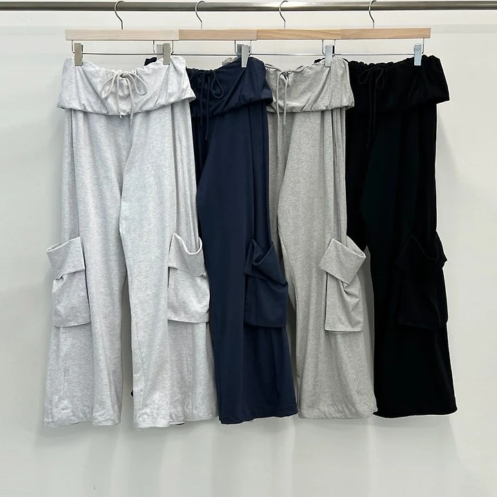Another Avenue - Korean Women Fashion - #romanticstyle - Roll-Up Pocket Pants