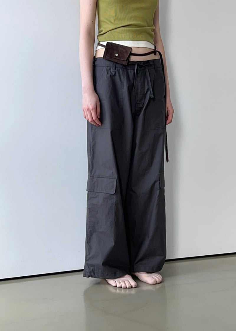 Another Avenue - Korean Women Fashion - #romanticstyle - Low Pocket Pants - 7