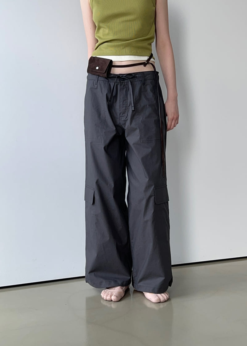 Another Avenue - Korean Women Fashion - #shopsmall - Low Pocket Pants - 8