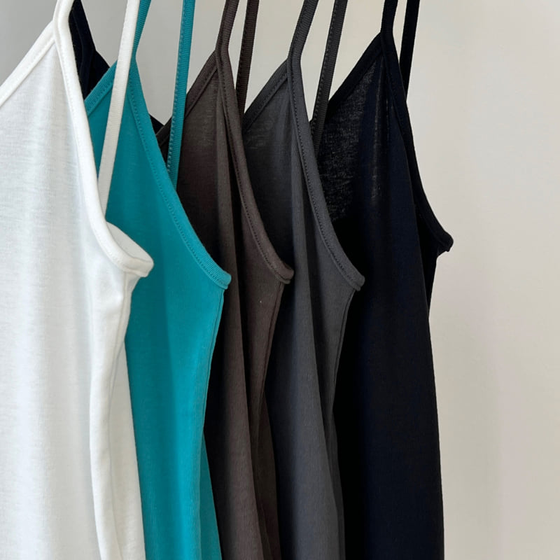 Another Avenue - Korean Women Fashion - #shopsmall - Biscuit Sleeveless Top - 2