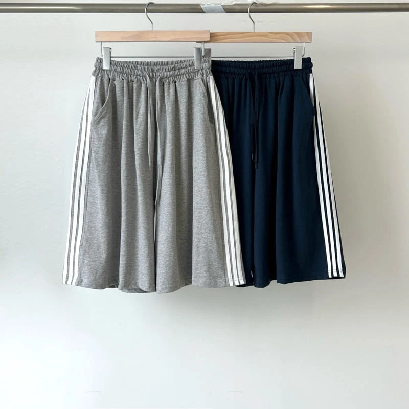 Another Avenue - Korean Women Fashion - #thatsdarling - Three Tape Bermuda Pants