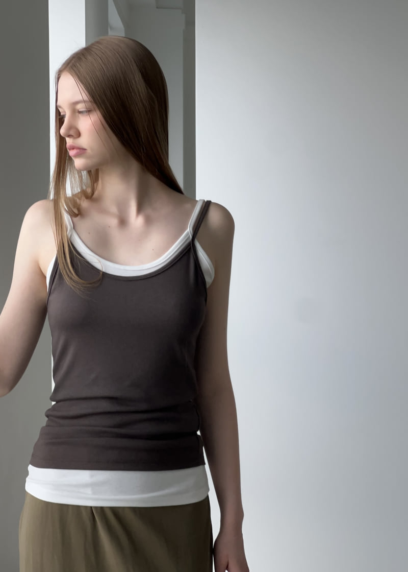 Another Avenue - Korean Women Fashion - #thatsdarling - Biscuit Sleeveless Top - 4
