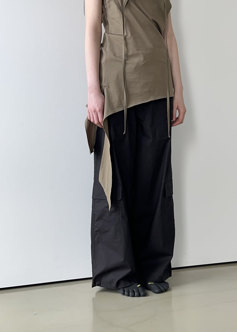 Another Avenue - Korean Women Fashion - #vintageinspired - Low Pocket Pants - 3