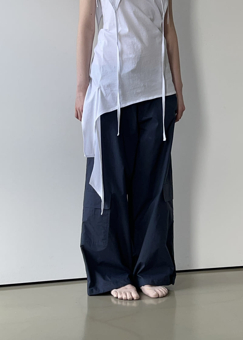 Another Avenue - Korean Women Fashion - #vintageinspired - Low Pocket Pants - 4