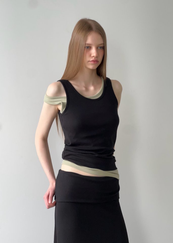 Another Avenue - Korean Women Fashion - #womensfashion - Moss Pad Sleeveless Top - 11