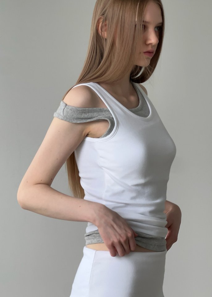 Another Avenue - Korean Women Fashion - #womensfashion - Moss Pad Sleeveless Top - 5