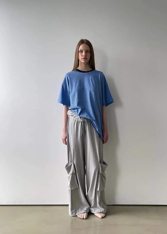 Another Avenue - Korean Women Fashion - #momslook - Dyed Stripe Tee - 4