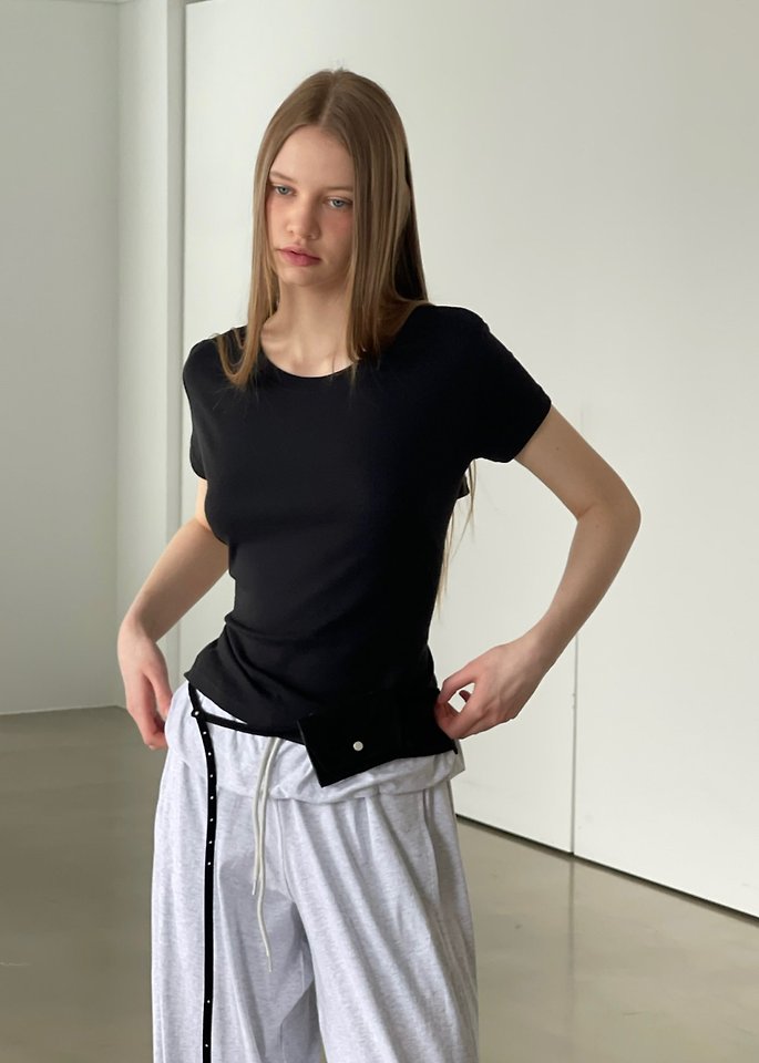 Another Avenue - Korean Women Fashion - #womensfashion - Back Cut-Out Tee - 12