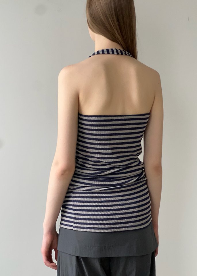 Another Avenue - Korean Women Fashion - #womensfashion - Halter Belt Knit Top - 10