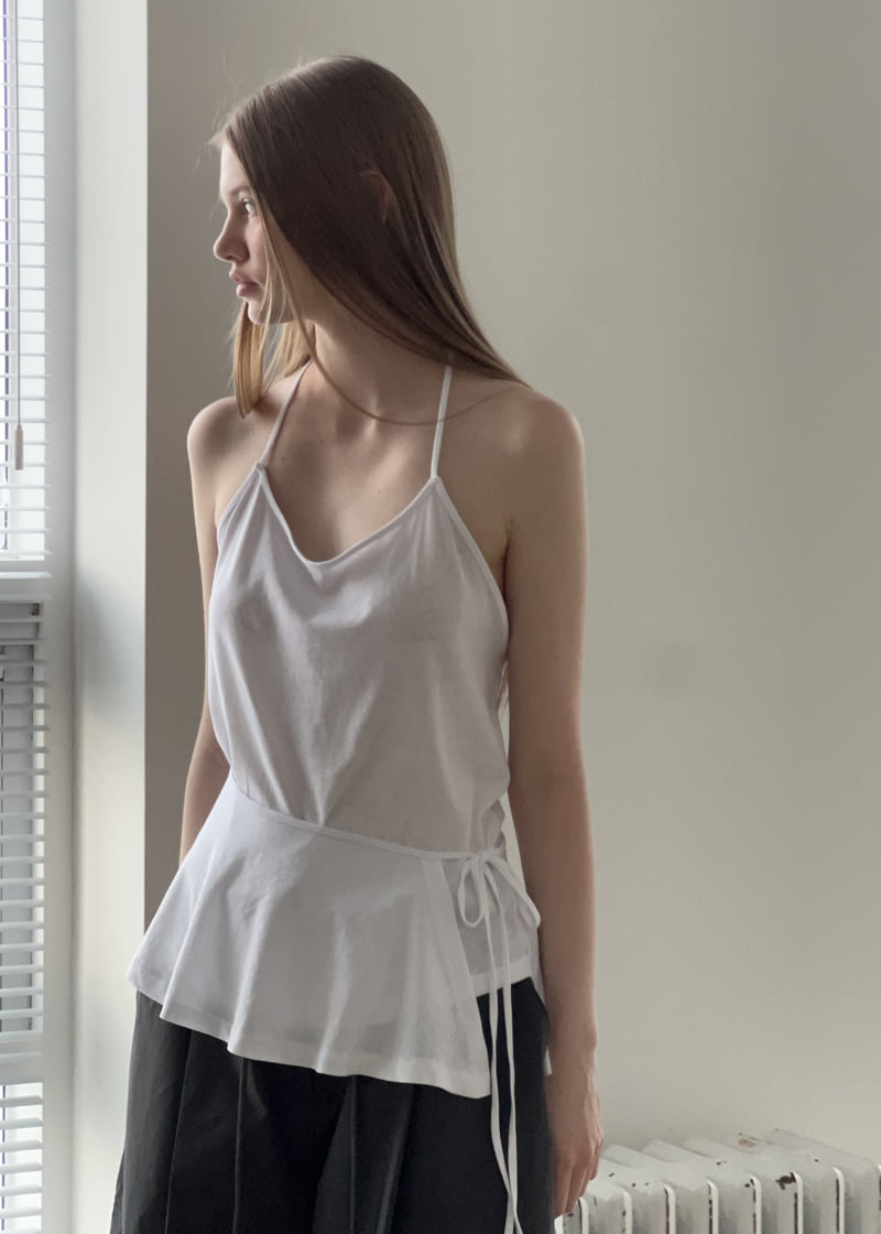Another Avenue - Korean Women Fashion - #womensfashion - Halter Wrap Sleeveless Top - 6